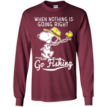 Load image into Gallery viewer, Snoopy When Nothing Is Going Right Go Fishing