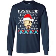 Load image into Gallery viewer, Post Malone rockstar Christmas sweater