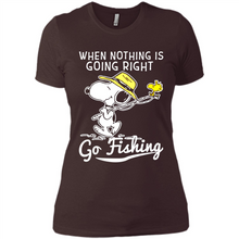 Load image into Gallery viewer, Snoopy When Nothing Is Going Right Go Fishing