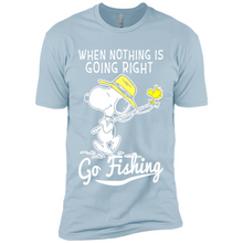Load image into Gallery viewer, Snoopy When Nothing Is Going Right Go Fishing