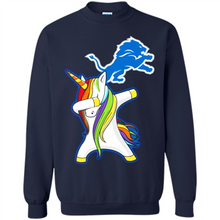 Load image into Gallery viewer, Detroit Lions Footballl Dabbing Unicorn# Zawin