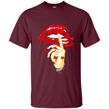 Load image into Gallery viewer, Cutest Kansas City Chiefs Lips Shut The Fck Up For Football Lovers