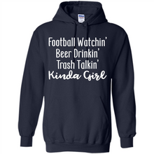 Load image into Gallery viewer, Football Watching Beer Drinking Trash Talking Girl# Zawin