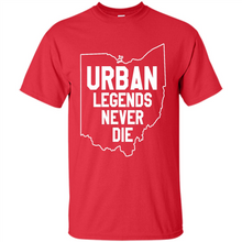 Load image into Gallery viewer, Urban Meyer Legends Never Die Football Fans Ohio Map