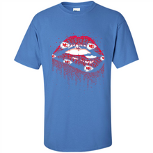 Load image into Gallery viewer, Glitter Lips Shirt For Kansas City Chiefs Fans
