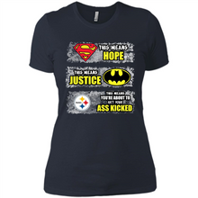 Load image into Gallery viewer, PITTSBURGH STEELERS SUPERMAN MEANS HOPE BATMAN