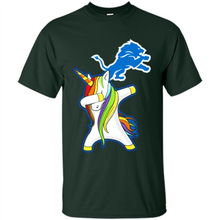 Load image into Gallery viewer, Detroit Lions Footballl Dabbing Unicorn# Zawin