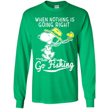 Load image into Gallery viewer, Snoopy When Nothing Is Going Right Go Fishing