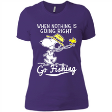 Load image into Gallery viewer, Snoopy When Nothing Is Going Right Go Fishing