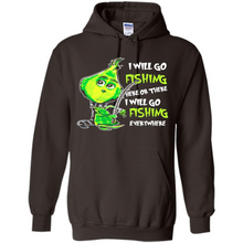 Load image into Gallery viewer, Grinch I Will Go Fishing Here Or There I Will Go Fishing Everywhere