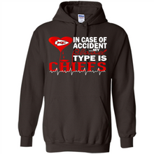 Load image into Gallery viewer, Nfl My Blood Type Is Kansas City Chiefs Gift For Fans # Zawin