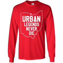Load image into Gallery viewer, Urban Meyer Legends Never Die Football Fans Ohio Map