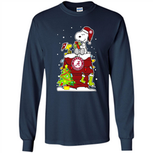 Load image into Gallery viewer, Alabama Crimson Tide Ugly Christmas Sweaters Snoopy Woodstock sweater