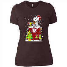 Load image into Gallery viewer, Alabama Crimson Tide Ugly Christmas Sweaters Snoopy Woodstock sweater