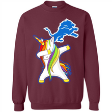 Load image into Gallery viewer, Detroit Lions Footballl Dabbing Unicorn# Zawin
