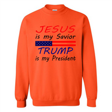 Load image into Gallery viewer, Jesus is my savior trump is my president