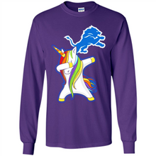 Load image into Gallery viewer, Detroit Lions Footballl Dabbing Unicorn# Zawin