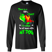 Load image into Gallery viewer, Grinch There Is A 100% Chance I's Rather Be At Home With My Dog