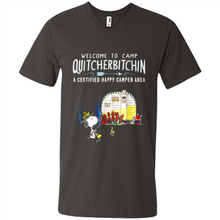 Load image into Gallery viewer, Welcome to camp Quitcherbitchin a certified happy camper area Snoopy # Zawin