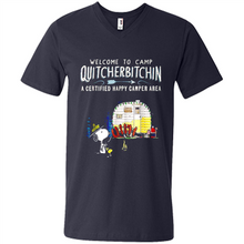 Load image into Gallery viewer, Welcome to camp Quitcherbitchin a certified happy camper area Snoopy # Zawin