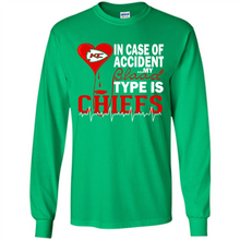 Load image into Gallery viewer, Nfl My Blood Type Is Kansas City Chiefs Gift For Fans # Zawin
