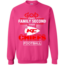 Load image into Gallery viewer, God First Family Second Then Kansas City Chiefs Football