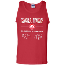 Load image into Gallery viewer, Roll Tide Alabama Crimson Tua Tagovailoa Jalen Hurts Signatures Shirt Roll Tide Alabama Crimson Tua Tagovailoa Jalen Hurts Signatures