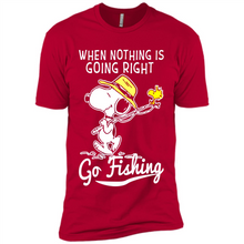 Load image into Gallery viewer, Snoopy When Nothing Is Going Right Go Fishing
