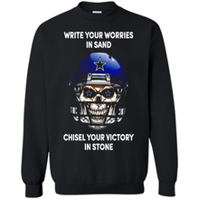 Load image into Gallery viewer, Dallas Cowboys Write Your Worries In Sand Chisel Your Victory In Stone