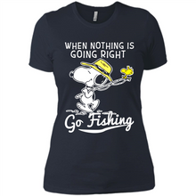 Load image into Gallery viewer, Snoopy When Nothing Is Going Right Go Fishing
