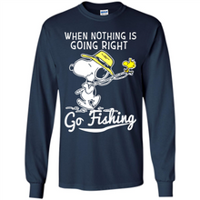 Load image into Gallery viewer, Snoopy When Nothing Is Going Right Go Fishing