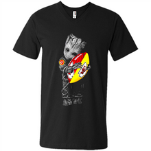 Load image into Gallery viewer, Groot Hug Kansas City Chiefs Football Rabbit And Kid
