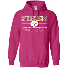 Load image into Gallery viewer, Pittsburgh Steelers Antonio Brown Juju Smith Signatures Football Fans