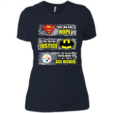 Load image into Gallery viewer, PITTSBURGH STEELERS SUPERMAN MEANS HOPE BATMAN