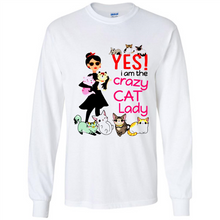 Load image into Gallery viewer, Yes I Am The Crazy Cat Lady Cat Lover