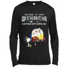 Load image into Gallery viewer, Welcome to camp Quitcherbitchin a certified happy camper area Snoopy # Zawin