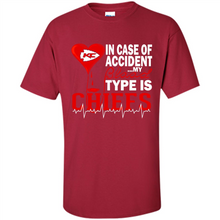 Load image into Gallery viewer, Nfl My Blood Type Is Kansas City Chiefs Gift For Fans # Zawin