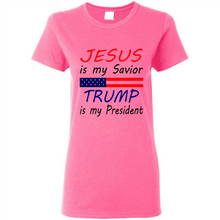 Load image into Gallery viewer, Jesus is my savior trump is my president