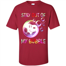 Load image into Gallery viewer, Snoopy Stay Out Of My Bubble