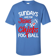 Load image into Gallery viewer, undays Are for Jesus and Kansas City Chiefs Football # Zawin