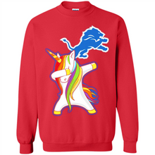 Load image into Gallery viewer, Detroit Lions Footballl Dabbing Unicorn# Zawin
