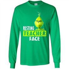 Load image into Gallery viewer, Grinch Resting Teacher Face