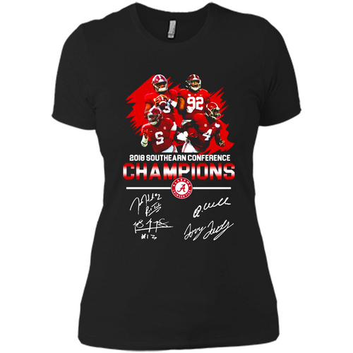 Alabama Crimson Tide 2018 Southeastern Conference Champions 4 Signature