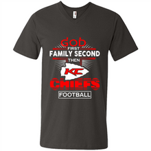 Load image into Gallery viewer, God First Family Second Then Kansas City Chiefs Football