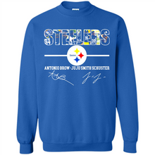 Load image into Gallery viewer, Pittsburgh Steelers Antonio Brown Juju Smith Signatures Football Fans