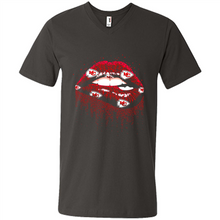 Load image into Gallery viewer, Glitter Lips Shirt For Kansas City Chiefs Fans