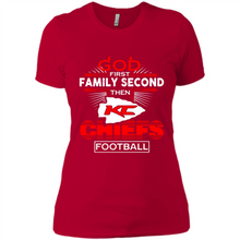 Load image into Gallery viewer, God First Family Second Then Kansas City Chiefs Football
