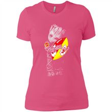 Load image into Gallery viewer, Groot Hug Kansas City Chiefs Football Rabbit And Kid