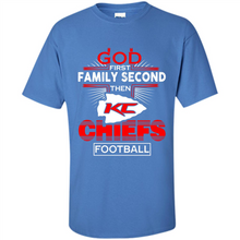 Load image into Gallery viewer, God First Family Second Then Kansas City Chiefs Football