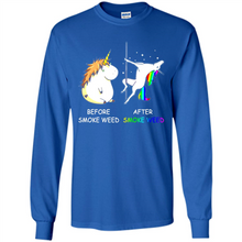 Load image into Gallery viewer, Before Smoke Weed After Smoke Weed Unicorn